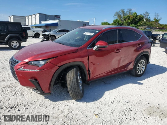 2020 Lexus NX 300 with VIN JTJAARBZ4L5011167, listed as a Copart auction lot 62017015 with 24,375 mi miles and Salvage title. Bid and sale history available at DreamBid. Image 1.