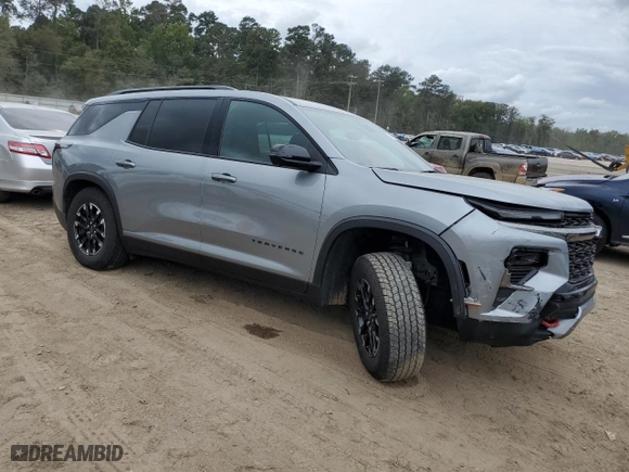 2024 Chevrolet Traverse AWD Z71 with VIN 1GNEVJKS0RJ144142, listed as a Copart auction lot 74747334 with 6,711 mi miles and Salvage Title. Bid and sale history available at carsss.com. Image 4.