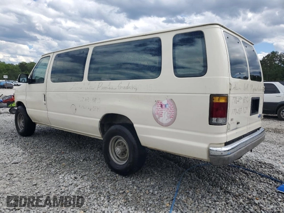 1992 Ford Econoline Wagon Super Custom z VIN 1FBJS31H3NHB08839, wystawiony jako Copart lot #55049275 z przebiegiem 158 054 mil mil oraz Szkody całkowita. Historia ofert i sprzedaży dostępna na DreamBid. Obrazek 2.