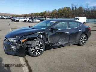 2018 Nissan Maxima SR with VIN 1N4AA6AP5JC368759, listed as a Copart auction lot 42529545 with 52,700 mi miles and Salvage Title. Bid and sale history available at carsss.com. Image 1.