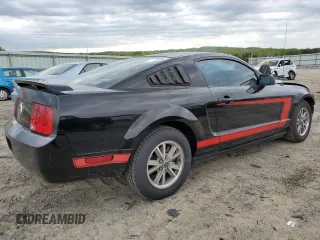 2005 Ford Mustang Deluxe with VIN 1ZVFT80N755144292, listed as a Copart auction lot 52758535 with 178,170 mi miles and Salvage Title. Bid and sale history available at carsss.com. Image 3.