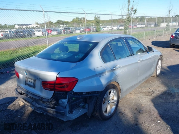 2017 BMW 3 Series 330i with VIN WBA8B9G30HNU57209, listed as a IAAI auction lot 40523376 with 94,338 mi miles. Bid and sale history available at carsss.com. Image 4.