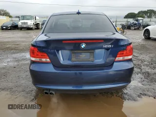 2012 BMW 1 Series 128i with VIN WBAUP7C58CVP23824, listed as a Copart auction lot 85581654 with 81,587 mi miles and Salvage title. Bid and sale history available at DreamBid. Image 6.
