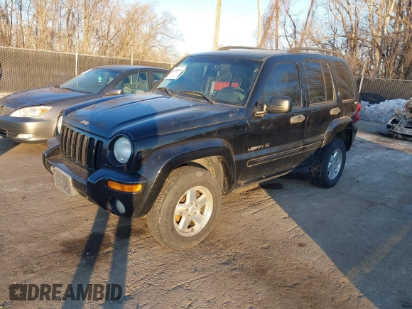 2002 Jeep Liberty Limited with VIN 1J4GL58KX2W212732, listed as a IAAI auction lot 41340643 with 276,564 mi miles and . Bid and sale history available at carsss.com. Image 2.
