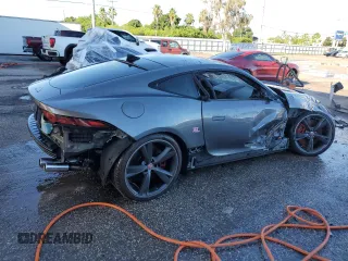 2018 Jaguar F-Type with VIN SAJD51EE3JCK47530, listed as a Copart auction lot 63496694 with 46,341 mi miles and Salvage Title. Bid and sale history available at DreamBid. Image 3.