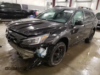 2025 Subaru Outback Wilderness with VIN 4S4BTGUD9S3121452, listed as a Copart auction lot 85080784 with 0 mi miles and Salvage Title. Bid and sale history available at carsss.com. Image 1.