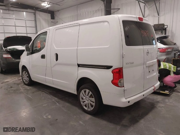 2020 Nissan NV200 Compact Cargo S with VIN 3N6CM0KN7LK707214, listed as a IAAI auction lot 41485188 with 136,015 mi miles. Bid and sale history available at carsss.com. Image 3.