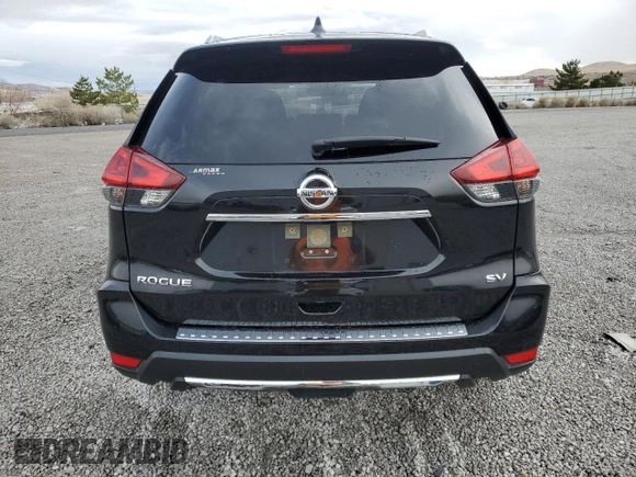 2018 Nissan Rogue SV with VIN JN8AT2MT1JW450920, listed as a Copart auction lot 86384014 with 57,589 mi miles and Salvage Title. Bid and sale history available at carsss.com. Image 6.