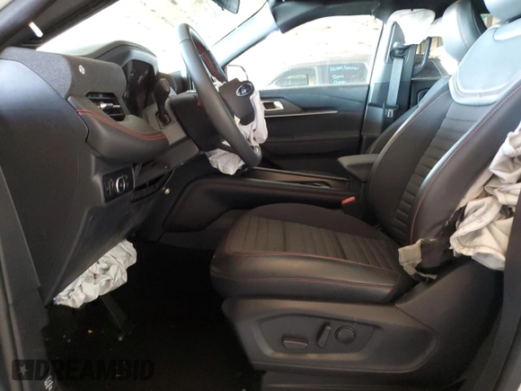 2025 Ford Explorer ST-Line with VIN 1FMUK7KH3SGA50405, listed as a Copart auction lot 49853135 with 6,287 mi miles and Salvage title. Bid and sale history available at DreamBid. Image 7.