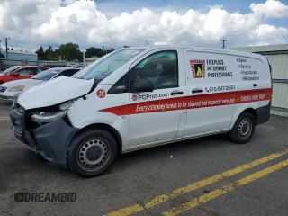 2020 Mercedes-Benz Metris Cargo with VIN WD3PG2EA4L3658585, listed as a Copart auction lot 64163654 with 53,643 mi miles and Salvage Title. Bid and sale history available at carsss.com. Image 1.