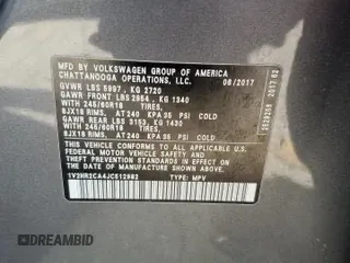 2018 Volkswagen Atlas Launch Edition с VIN 1V2HR2CA4JC512982, выставлен на аукционе Copart как лот 85989294 с пробегом 102 378 миль миль и Чистый • Clean title. История ставок и продаж доступна на DreamBid. Изображение 10.