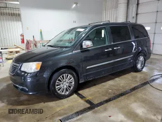 2014 Chrysler Town & Country Touring-L 30th Anniversary with VIN 2C4RC1CG8ER249656, listed as a Copart auction lot 51920225 with 167,136 mi miles and Salvage Title. Bid and sale history available at carsss.com. Image 1.