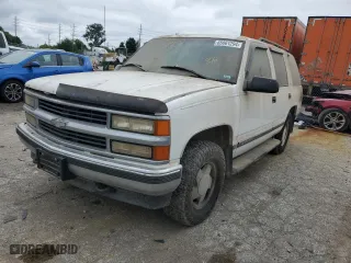 1998 Chevrolet Tahoe with VIN 1GNEK13R0WJ302561, listed as a Copart auction lot 65861294 with 327,640 mi miles and Clean Title. Bid and sale history available at carsss.com. Image 1.