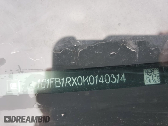 2019 Chevrolet Camaro 1LS with VIN 1G1FB1RX0K0140314, listed as a Copart auction lot 48173825 with 71,758 mi miles and Salvage title. Bid and sale history available at DreamBid. Image 14.