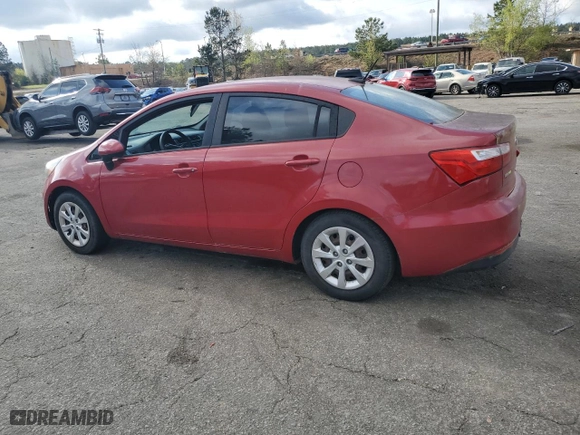 2016 Kia Rio EX with VIN KNADN4A35G6665273, listed as a Copart auction lot 50801545 with 0 mi miles and Salvage Title. Bid and sale history available at carsss.com. Image 2.