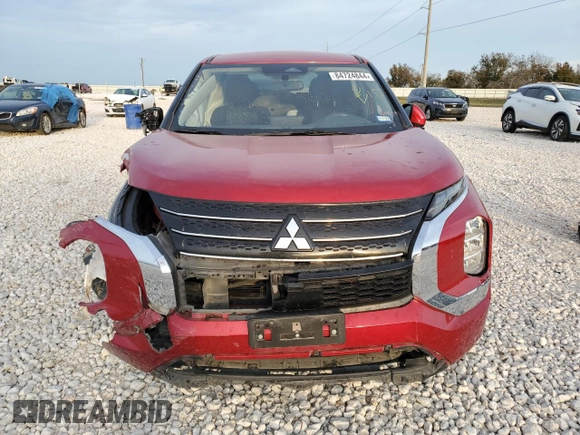 2023 Mitsubishi Outlander ES z VIN JA4J3TA86PZ010761, wystawiony jako Copart lot #84724844 z przebiegiem Nie podano mil oraz Szkoda całkowita • Salvage title. Historia ofert i sprzedaży dostępna na DreamBid. Obrazek 5.