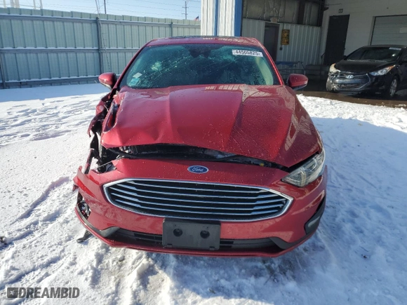 2020 Ford Fusion SE with VIN 3FA6P0HD6LR250611, listed as a Copart auction lot 44505825 with 44,045 mi miles and Salvage Title. Bid and sale history available at carsss.com. Image 5.