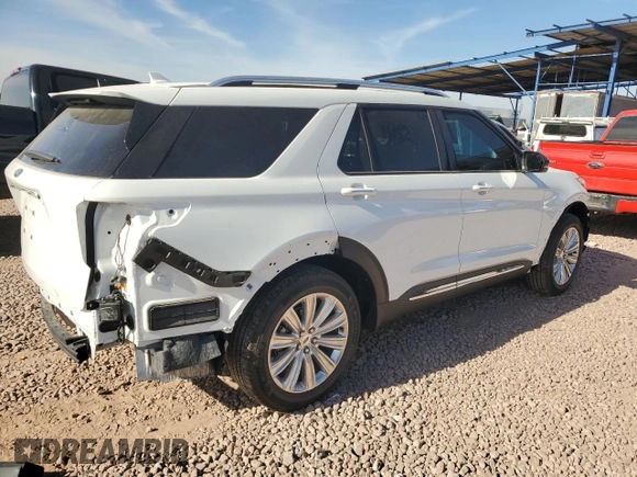 2024 Ford Explorer Limited with VIN 1FMSK7FH8RGA81550, listed as a Copart auction lot 85317804 with 3,258 mi miles and Salvage Title. Bid and sale history available at carsss.com. Image 3.