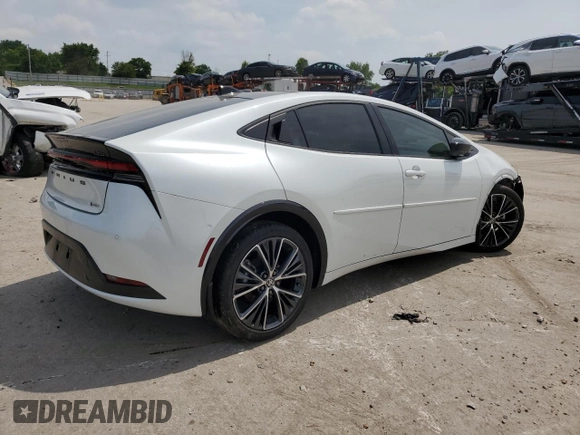 2024 Toyota Prius LE with VIN JTDACAAU6R3034409, listed as a Copart auction lot 61341845 with 11,041 mi miles and Salvage title. Bid and sale history available at DreamBid. Image 3.
