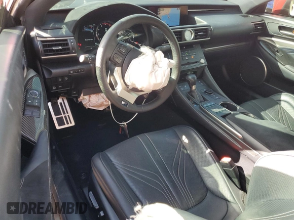 2017 Lexus RC F F z VIN JTHHP5BC8H5006161, wystawiony jako Copart lot #88627715 z przebiegiem 45 235 mil mil oraz Szkoda całkowita • Salvage title. Historia ofert i sprzedaży dostępna na DreamBid. Obrazek 8.