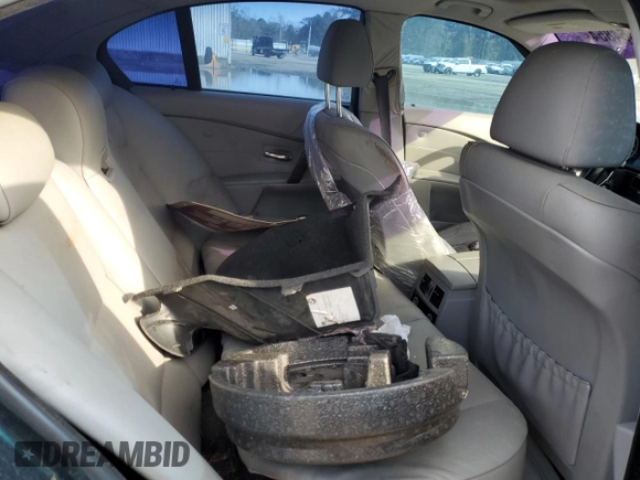 2005 BMW 5 Series 545i with VIN WBANB33545B089511, listed as a Copart auction lot 86564854 with Not Provided miles and Salvage Title. Bid and sale history available at carsss.com. Image 10.