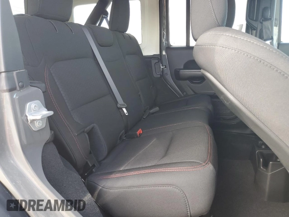 2020 Jeep Wrangler Unlimited Rubicon with VIN 1C4HJXFN9LW156972, listed as a Copart auction lot 50666195 with 13,834 mi miles and Salvage title. Bid and sale history available at DreamBid. Image 11.