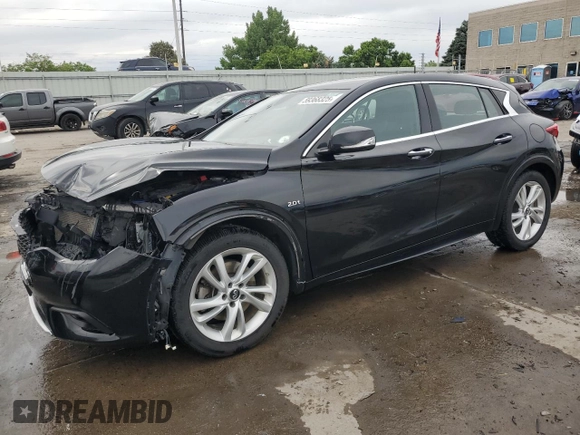2017 Infiniti QX30 Luxury with VIN SJKCH5CP0HA016228, listed as a Copart auction lot 59368325 with 60,014 mi miles and Salvage title. Bid and sale history available at DreamBid. Image 1.