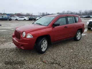 2008 Jeep Compass Sport with VIN 1J8FT47W48D501120, listed as a Copart auction lot 43440675 with 70,528 mi miles and Salvage Title. Bid and sale history available at carsss.com. Image 1.