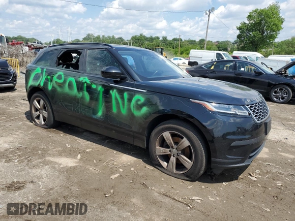 2020 Land Rover Range Rover Velar S with VIN SALYB2EX9LA238922, listed as a Copart auction lot 58433535 with Not provided miles and Salvage title. Bid and sale history available at DreamBid. Image 4.