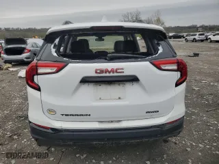 2022 GMC Terrain SLT with VIN 3GKALVEV7NL302641, listed as a Copart auction lot 51687135 with 43,258 mi miles and Salvage Title. Bid and sale history available at carsss.com. Image 6.