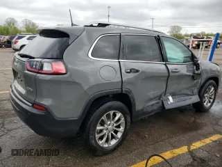 2021 Jeep Cherokee Latitude Lux with VIN 1C4PJMMXXMD103354, listed as a Copart auction lot 55296805 with 53,220 mi miles and Non repairable. Bid and sale history available at DreamBid. Image 3.