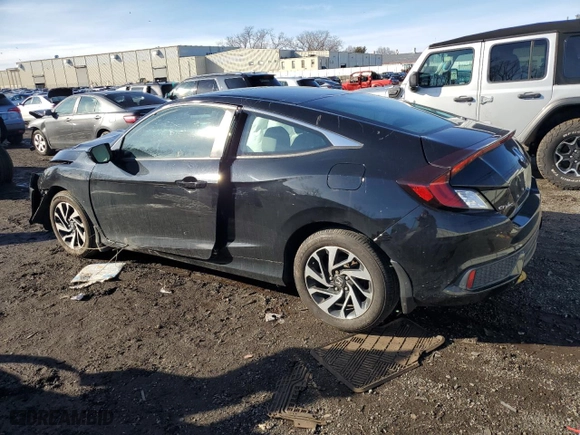 2017 Honda Civic Coupe LX-P with VIN 2HGFC4B04HH301093, listed as a Copart auction lot 47039595 with 93,331 mi miles and Salvage Title. Bid and sale history available at carsss.com. Image 2.