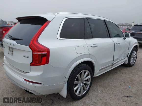 2016 Volvo XC90 T6 Inscription with VIN YV4A22PL6G1035900, listed as a IAAI auction lot 41740050 with 104,815 mi miles. Bid and sale history available at carsss.com. Image 4.