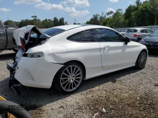 2018 Mercedes-Benz C 43 AMG with VIN WDDWJ6EB6JF759485, listed as a Copart auction lot 58625405 with 41,274 mi miles and Salvage title. Bid and sale history available at DreamBid. Image 3.