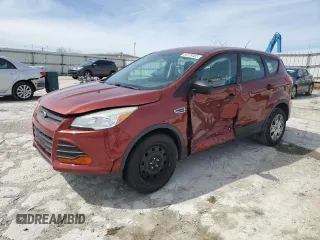 2014 Ford Escape S with VIN 1FMCU0F71EUA98666, listed as a Copart auction lot 50228465 with 90,453 mi miles and Salvage Title. Bid and sale history available at carsss.com. Image 1.