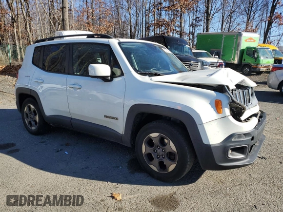 2015 Jeep Renegade Latitude with VIN ZACCJABH0FPB89027, listed as a Copart auction lot 80456364 with 128,513 mi miles and Salvage Title. Bid and sale history available at carsss.com. Image 4.
