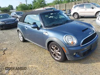 2011 MINI Convertible S with VIN WMWZP3C51BTX83355, listed as a IAAI auction lot 42775679 with 120,007 mi miles and . Bid and sale history available at DreamBid. Image 1.