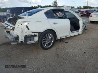 2024 Infiniti Q50 Red Sport 400 with VIN JN1FV7DP5RM660054, listed as a Copart auction lot 80752794 with Not Provided miles and Non Repairable. Bid and sale history available at DreamBid. Image 3.