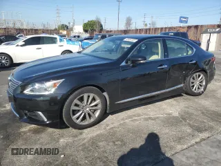2015 Lexus LS with VIN JTHBL5EF6F5135777, listed as a Copart auction lot 46484465 with 87,224 mi miles and Salvage Title. Bid and sale history available at carsss.com. Image 1.