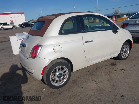 2012 FIAT 500 Pop with VIN 3C3CFFDR6CT321723, listed as a IAAI auction lot 41968345 with 84,088 mi miles. Bid and sale history available at carsss.com. Image 4.