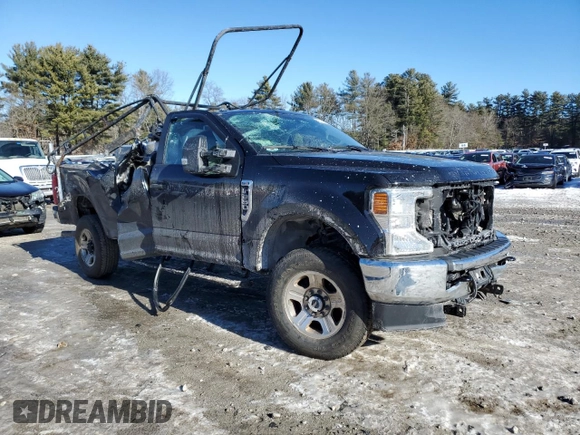 2022 Ford F-250 XL with VIN 1FT7X2B66NEC97678, listed as a Copart auction lot 42603085 with 67,511 mi miles and Salvage Title. Bid and sale history available at DreamBid. Image 4.