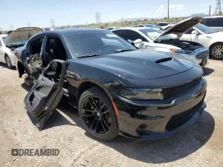 2022 Dodge Charger R/T with VIN 2C3CDXCT0NH172522, listed as a Copart auction lot 65553044 with Not Provided miles and Salvage Title. Bid and sale history available at DreamBid. Image 4.