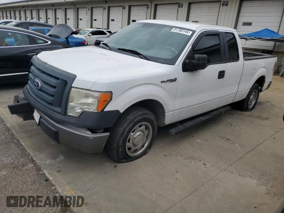 2010 Ford F-150 XL with VIN 1FTFX1CV6AKA84169, listed as a Copart auction lot 81760144 with 281,005 mi miles and Salvage Title. Bid and sale history available at carsss.com. Image 1.