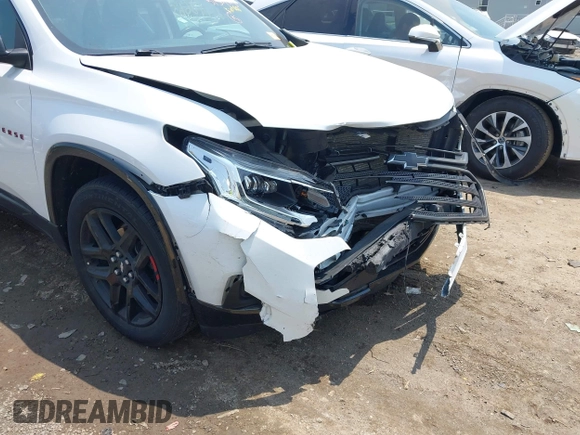 2021 Chevrolet Traverse Premier with VIN 1GNERKKW9MJ224531, listed as a IAAI auction lot 42418665 with 49,188 mi miles and . Bid and sale history available at DreamBid. Image 6.