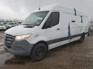 2021 Mercedes-Benz Sprinter Cargo with VIN W1W40CHYXMT051902, listed as a Copart auction lot 79627794 with 53,206 mi miles and Salvage Title. Bid and sale history available at carsss.com. Image 1.