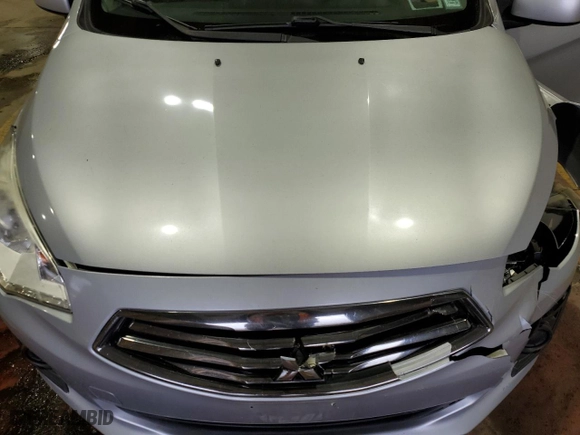 2017 Mitsubishi Mirage G4 ES with VIN ML32F3FJ0HH004767, listed as a Copart auction lot 48110235 with 37,700 mi miles and Salvage Title. Bid and sale history available at carsss.com. Image 12.