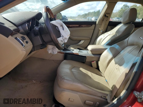 2010 Cadillac CTS Luxury with VIN 1G6DE5EG6A0130701, listed as a Copart auction lot 49847435 with Not Provided miles and Salvage Title. Bid and sale history available at carsss.com. Image 7.