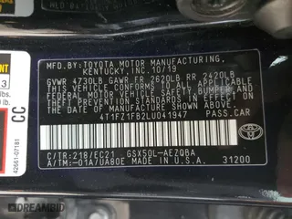 2020 Toyota Avalon XSE with VIN 4T1FZ1FB2LU041947, listed as a Copart auction lot 47311345 with 195,369 mi miles and Salvage Title. Bid and sale history available at carsss.com. Image 15.
