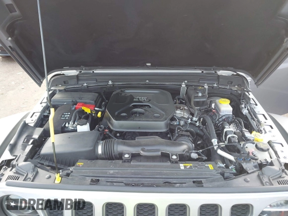 2021 Jeep Wrangler Unlimited Rubicon with VIN 1C4HJXFNXMW560512, listed as a IAAI auction lot 42124812 with 18,034 mi miles and . Bid and sale history available at DreamBid. Image 10.