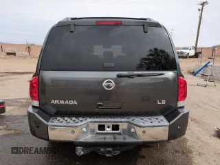 2006 Nissan Armada LE z VIN 5N1AA08B36N724277, wystawiony jako Copart lot #52824475 z przebiegiem 198 892 mil mil oraz Szkoda całkowita • Salvage title. Historia ofert i sprzedaży dostępna na DreamBid. Obrazek 6.